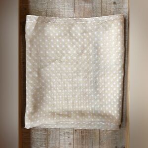 Polka Dot Beige Scarf